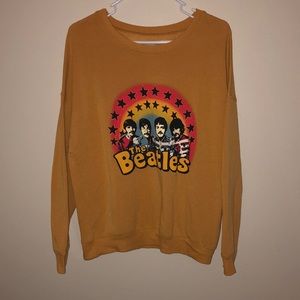 Beatles Mustard Yellow Sweatshirt